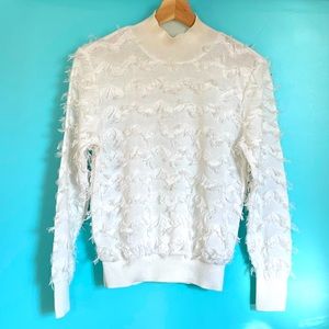 White knit Top for women